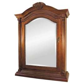 Foremost Wingate Series WIC2533 Medicine Cabinet, 24-7/8 in OAW, 9-1/2 in OAD, 33-1/8 in OAH, Antique Deep Cherry