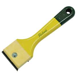 HYDE Richard W-2-1/2 Wood Scraper, 2-1/2 in W Blade, Convex Ground Blade, Polypropylene Handle