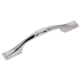 Richelieu DP30737195 Cabinet Pull, 4-7/8 in L Handle, 9/16 in H Handle, 15/16 in Projection, Metal, Brushed Nickel