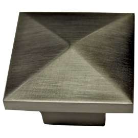 Richelieu DP53082195 Cabinet Knob, 7/8 in Projection, Metal, Brushed Nickel