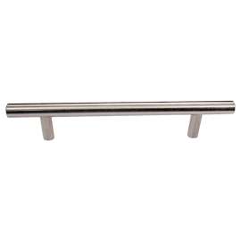 Richelieu D5P30596195 Cabinet Pull, 6-15/16 in L Handle, 1-3/8 in Projection, Metal, Brushed Nickel