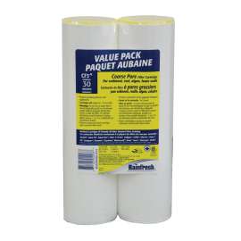 Rainfresh CF Series CF3-8 Water Filter Cartridge, 30 um Filter, Polyethylene, Polystyrene Filter Media