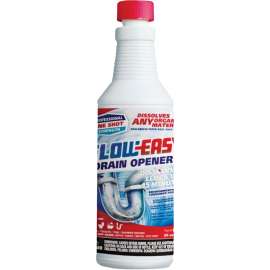 FLOW-EASY FE20 Drain Opener, Oily Liquid, Dark Brown, Odorless, 20 oz Bottle