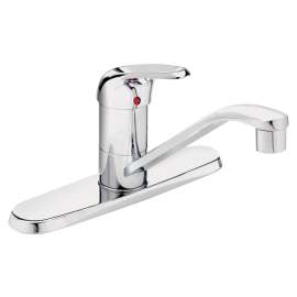 Belanger 4765CP Kitchen Sink Faucet, 2.2 gpm, 3-Faucet Hole, Steel, Polished Chrome, Swivel Spout
