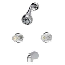 FAUCET TUB/SHOWER 2HNDL CHROME