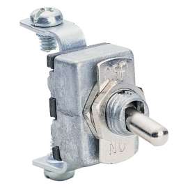 CALTERM 41700 Toggle Switch, 15 A, 12 VDC, Screw Terminal, Chrome Housing Material