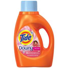 Tide 87453 Laundry Detergent, 46 oz Bottle, Liquid, April Fresh, Floral