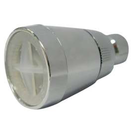 Boston Harbor PP6881320 Shower Head, Round, 1.8 gpm, 1/2-14 NSPM Connection, Threaded, ABS, 1-3/4 in Dia