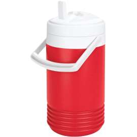 IGLOO Legend 00002204 Beverage Cooler, 1 gal Cooler, Red/White