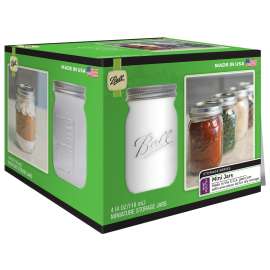 Ball 1440080100 Storage Jar, 4 oz Capacity, Glass