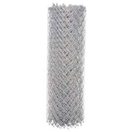 Stephens Pipe & Steel CL105024 Chain-Link Fence, 72 in W, 50 ft L, 11-1/2 Gauge, Galvanized