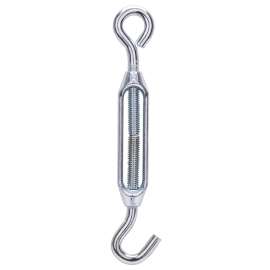 ProSource LR337 Turnbuckle, 5/16 in Thread, Hook, Eye, 9 in L Take-Up, Aluminum