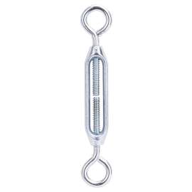 ProSource LR327 Turnbuckle, 3/16 in Thread, Eye, Eye, 5-1/2 in L Take-Up, Aluminum