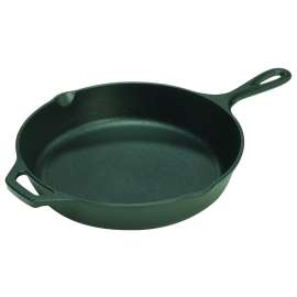 Lodge L10SK3 Pre-Seasoned Skillet, 12 in Dia, Iron, Black