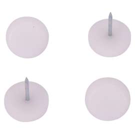 ProSource FE-S514-PS Furniture Glide, Plastic, White, White, 7/8 x 7/8 x 15/16 in Dimensions