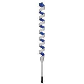 IRWIN 3043012 Auger Drill Bit, 15/16 in Dia, 17 in OAL, Twist Flute, 1-Flute, 7/16 in Dia Shank
