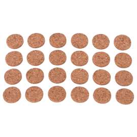 ProSource FE-50700-PS Furniture Pad, Cork, Wood, 1/2 in Dia, 5/64 in Thick, Round