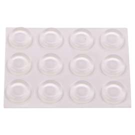Prosource FE-50762A-PS Furniture Bumper Pad, 1/2 in, Dome, PU
