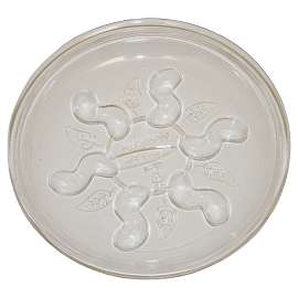 Gardener's Blue Ribbon Saucer Plus SP8VUS Planter Saucer, Plastic, Clear