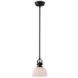 CANARM Rowan Series IPL177B01ORB Rod Pendant, 1-Lamp, Metal Fixture, Oil-Rubbed Bronze Fixture