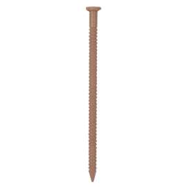 ProSource NTP-088-PS Panel Nail, 15D, 1-5/8 in L, Steel, Painted, Flat Head, Ring Shank, Oak, 171 lb