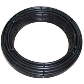 CRESLINE 18615 Pipe Tubing, 1 in, Plastic, Black, 100 ft L