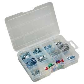 Onward AK01R Picture Hanger Kit, Plastic/Steel, 241-Piece