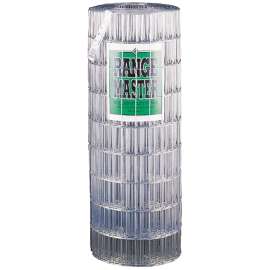 Rangemaster 7743 Welded Utility Fence, 100 ft L, 48 in H, 2 x 4 in Mesh, 14 Gauge, Galvanized