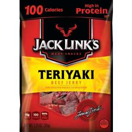 Jack Link's 10000008424 Beef Jerky, Teriyaki Flavor, 1.25 oz