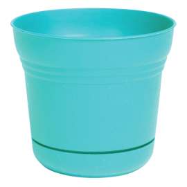 Bloem SP1227 Saturn Planter, 12.3 in W, Bell, Plastic, Calypso, Matte