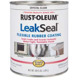 RUST-OLEUM 275116 LeakSeal Flexible Sealer White, Clear, 30 oz, Can