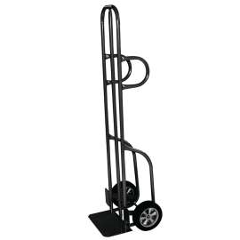 Milwaukee Hand Truck 47186S Hand Truck, 14 in W Toe Plate, 8 in D Toe Plate, 600 lb, Solid Rubber Caster