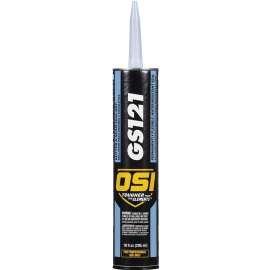 OSI GS121 Series 1943973 Gutter and Seam Sealant, Clear, Paste, 10 oz Cartridge