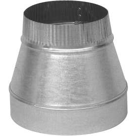 Imperial GV0822 Short Duct Reducer, 28 Gauge, Galvanized Steel