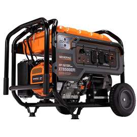 GENERAC G0064331 Portable Generator, 8000 to 10,000 W, 120/240 V, Electric, Recoil Start, OHV Engine