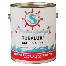 Duralux M726-1 Marine Enamel, High-Gloss, Rig Gray, 1 gal Can