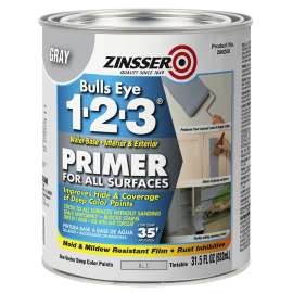ZINSSER 286258 Primer, Gray, 1 qt
