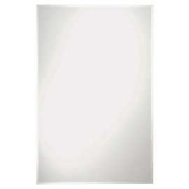 RENIN 201200 Somerset Frameless Mirror, 36 in L, 24 in W, Rectangular, Clear Frame