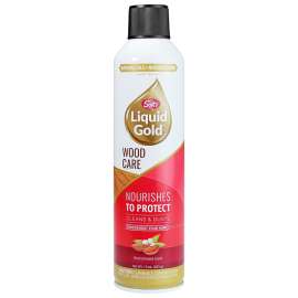 Scott's Liquid Gold 10011 Wood Cleaner and Preservative, 10 oz Aerosol Can, Liquid, Almond, Amber