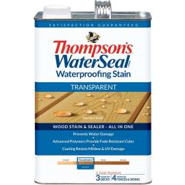 Thompson's WaterSeal TH.041811-16 Waterproofing Stain, Harvest Gold, 1 gal