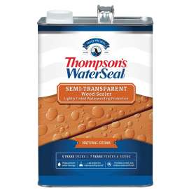 Thompson's WaterSeal TH.042851-16 Waterproofing Stain, Woodland Cedar, 1 gal, Can