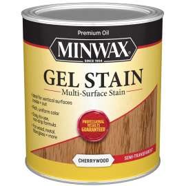 Minwax 66070000 Gel Stain, Cherrywood, Liquid, 1 qt