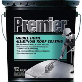 Henry PR525070 Roof Coating, Silver, 18 L Pail, Liquid