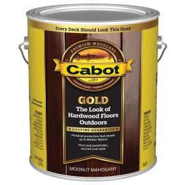 Cabot 3470 Series 140.0003473.007 Floor Finish, Gold Satin, Moonlit Mahogany, Liquid, 1 gal, Can