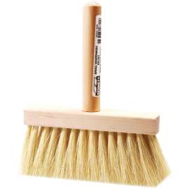 BENNETT SMALL W Cleaning Brush, White/Yellow Bristle, 3 in W Brush, 7 in OAL