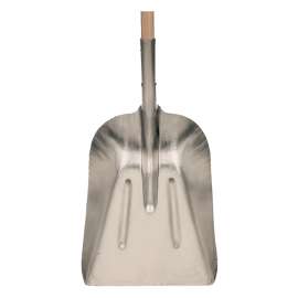 GARANT 81715 Grain Scoop, 13 in W Blade, 17-3/8 in L Blade, Aluminum Blade, Hardwood Handle, D-Grip Handle, 46 in OAL
