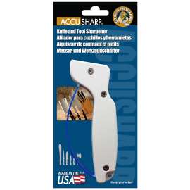 Accusharp 001E Knife and Tool Sharpener, Tungsten Carbide Abrasive