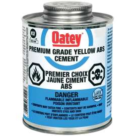 Oatey 48904/31500 Solvent Cement, Liquid, Yellow, 118 mL