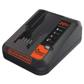 Black+Decker BDCAC202B Fast Charger, 20 V Input, 1.5 Ah,