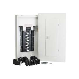 Square D Homeline VP1048PON Load Center, 100 A, 24 -Space, 48 -Circuit, Tandem, White